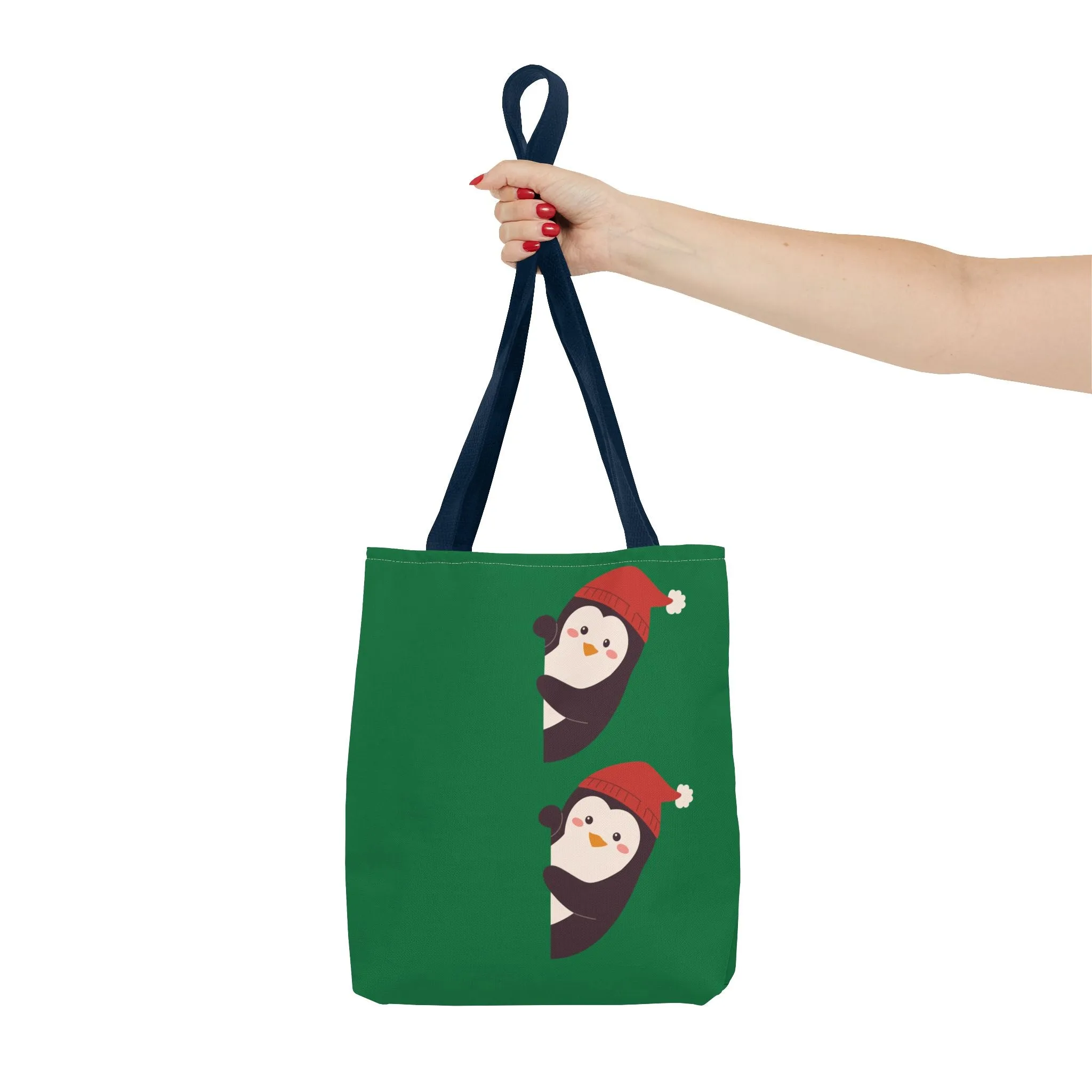 Christmas Penguin Tote Bag