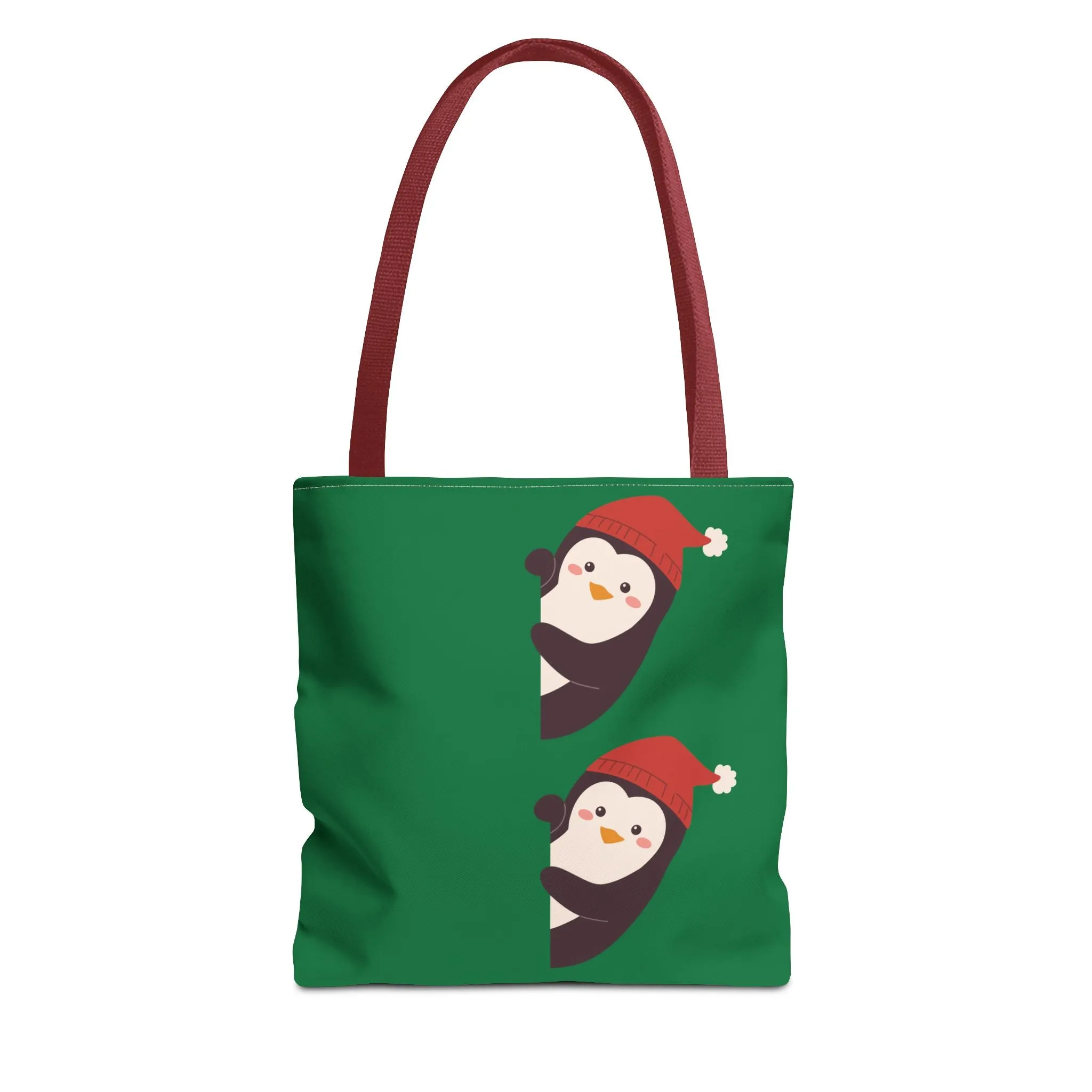 Christmas Penguin Tote Bag