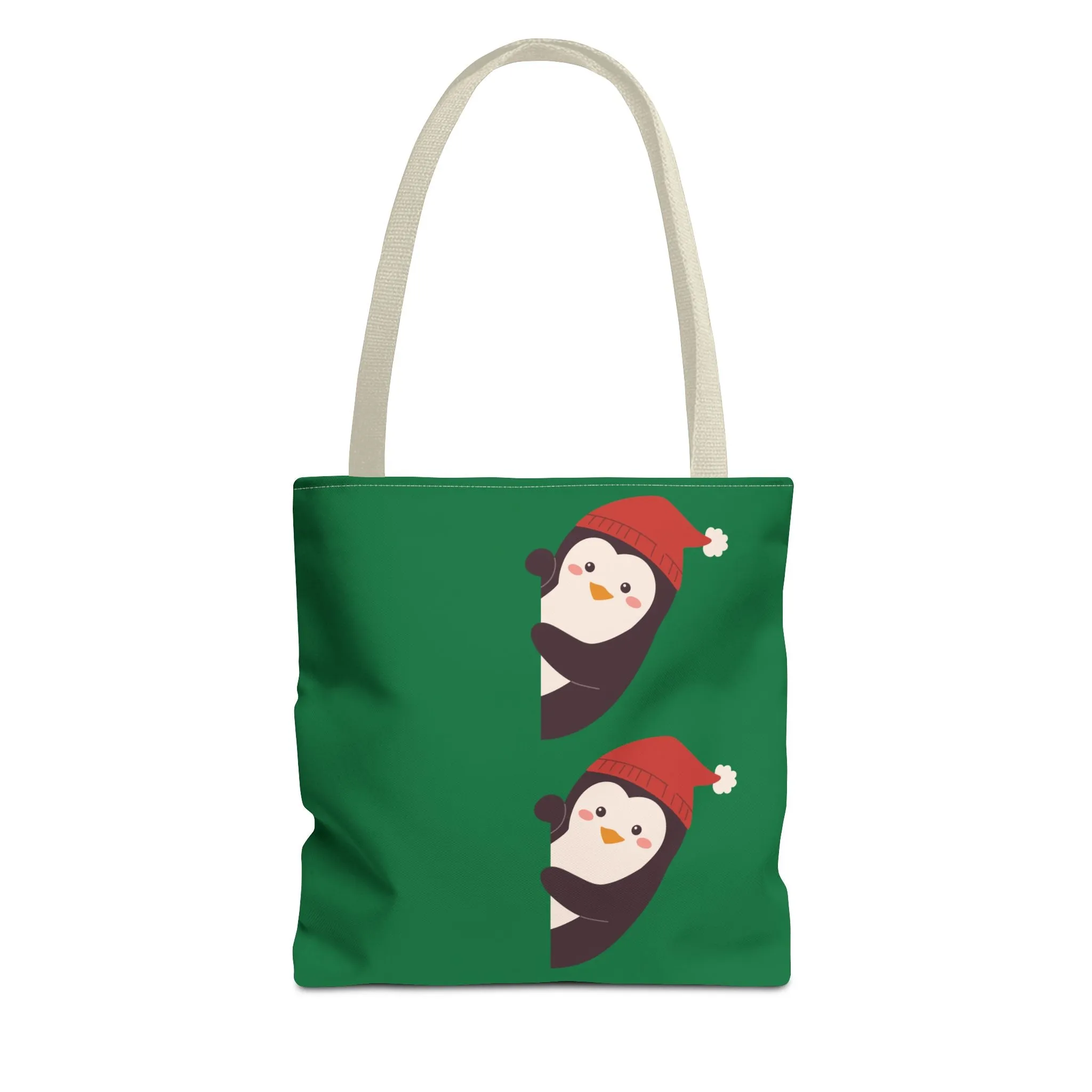 Christmas Penguin Tote Bag
