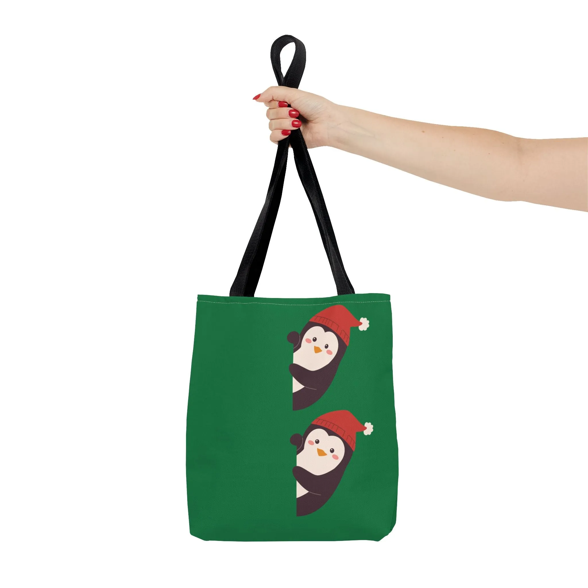 Christmas Penguin Tote Bag