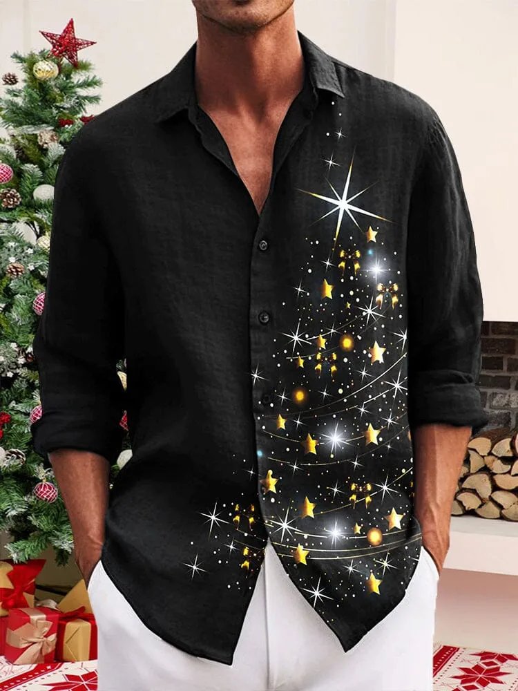 Christmas Shining Star Printed Shirt
