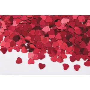 Confetti Red Hearts