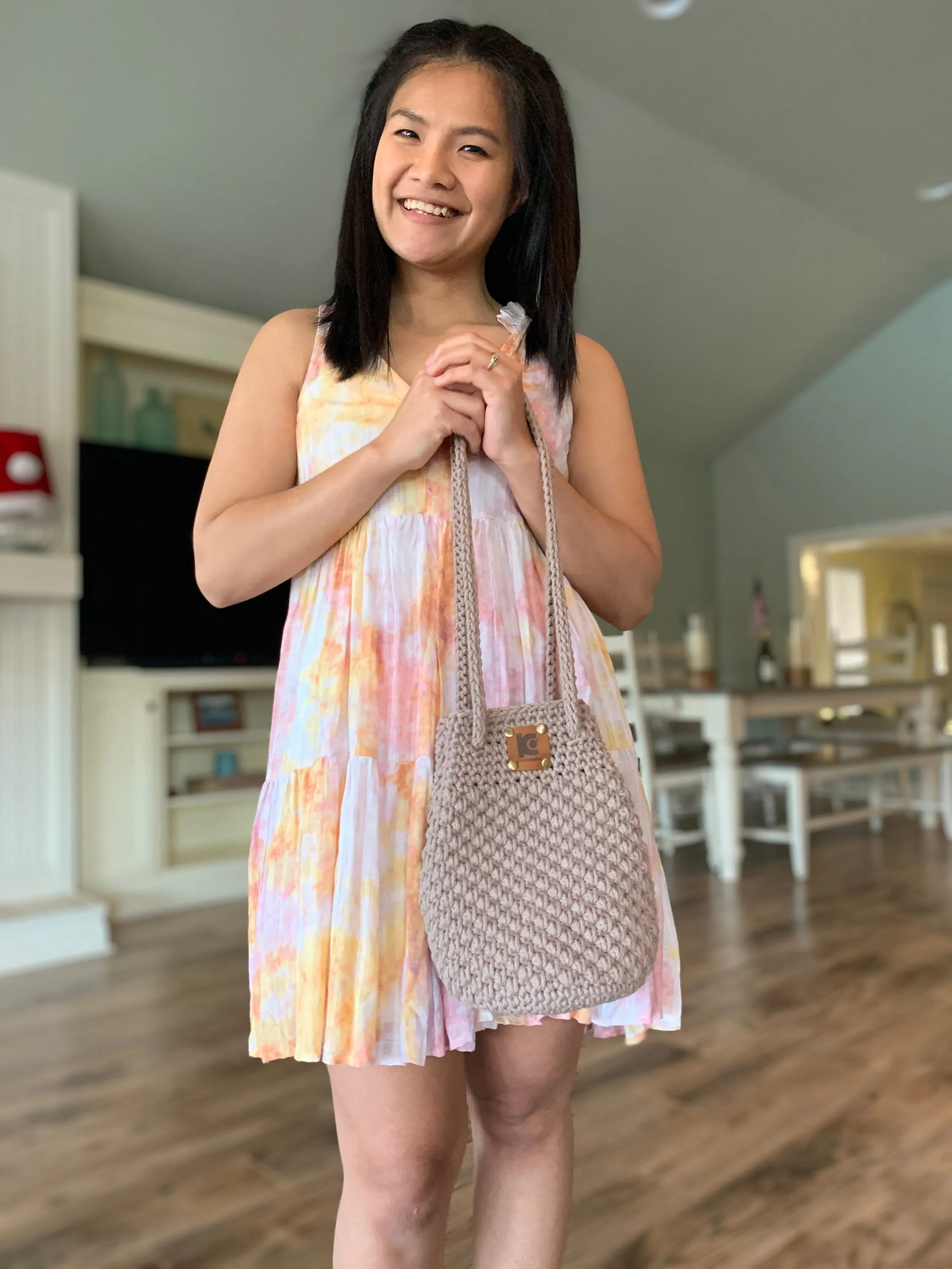Crochet Shoulder Bag Pattern | Crochet pattern PDF digital download and video tutorial, crochet bag pattern, crochet