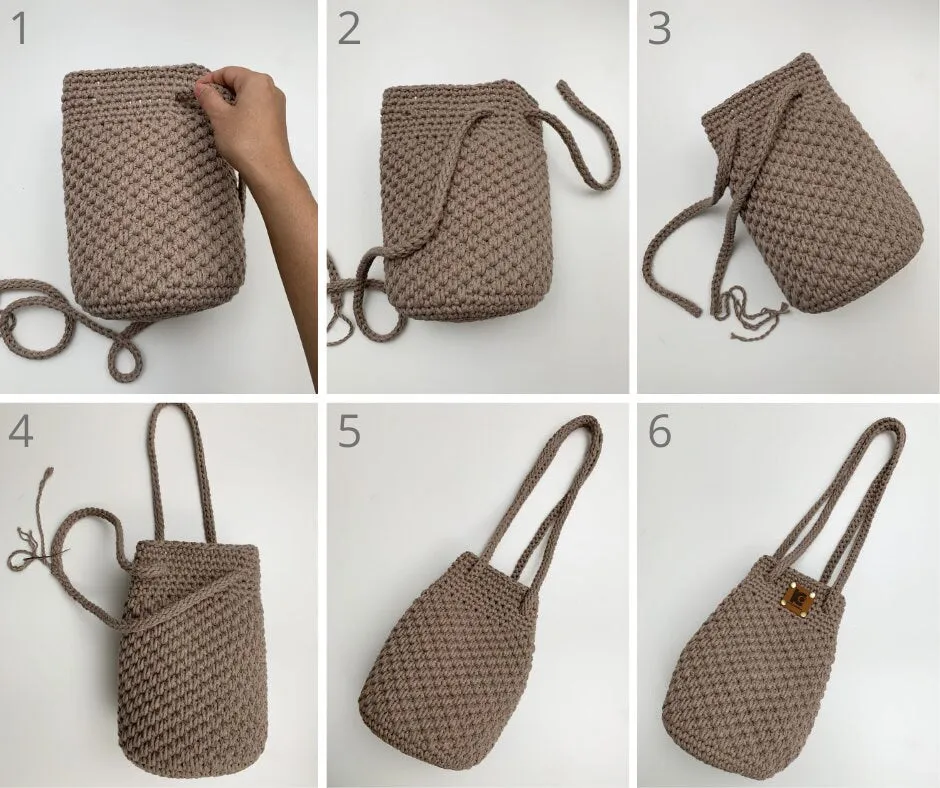 Crochet Shoulder Bag Pattern | Crochet pattern PDF digital download and video tutorial, crochet bag pattern, crochet