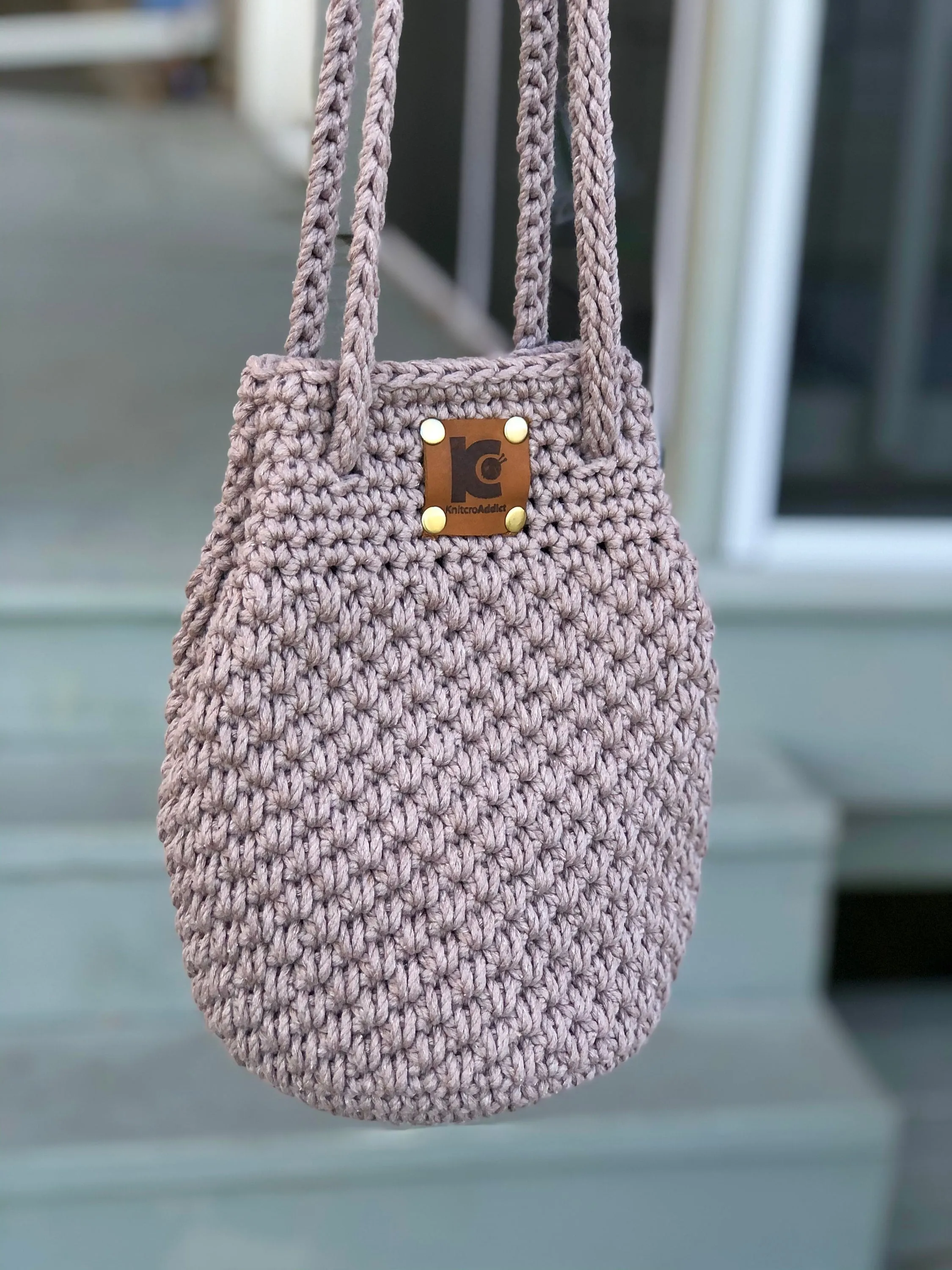 Crochet Shoulder Bag Pattern | Crochet pattern PDF digital download and video tutorial, crochet bag pattern, crochet
