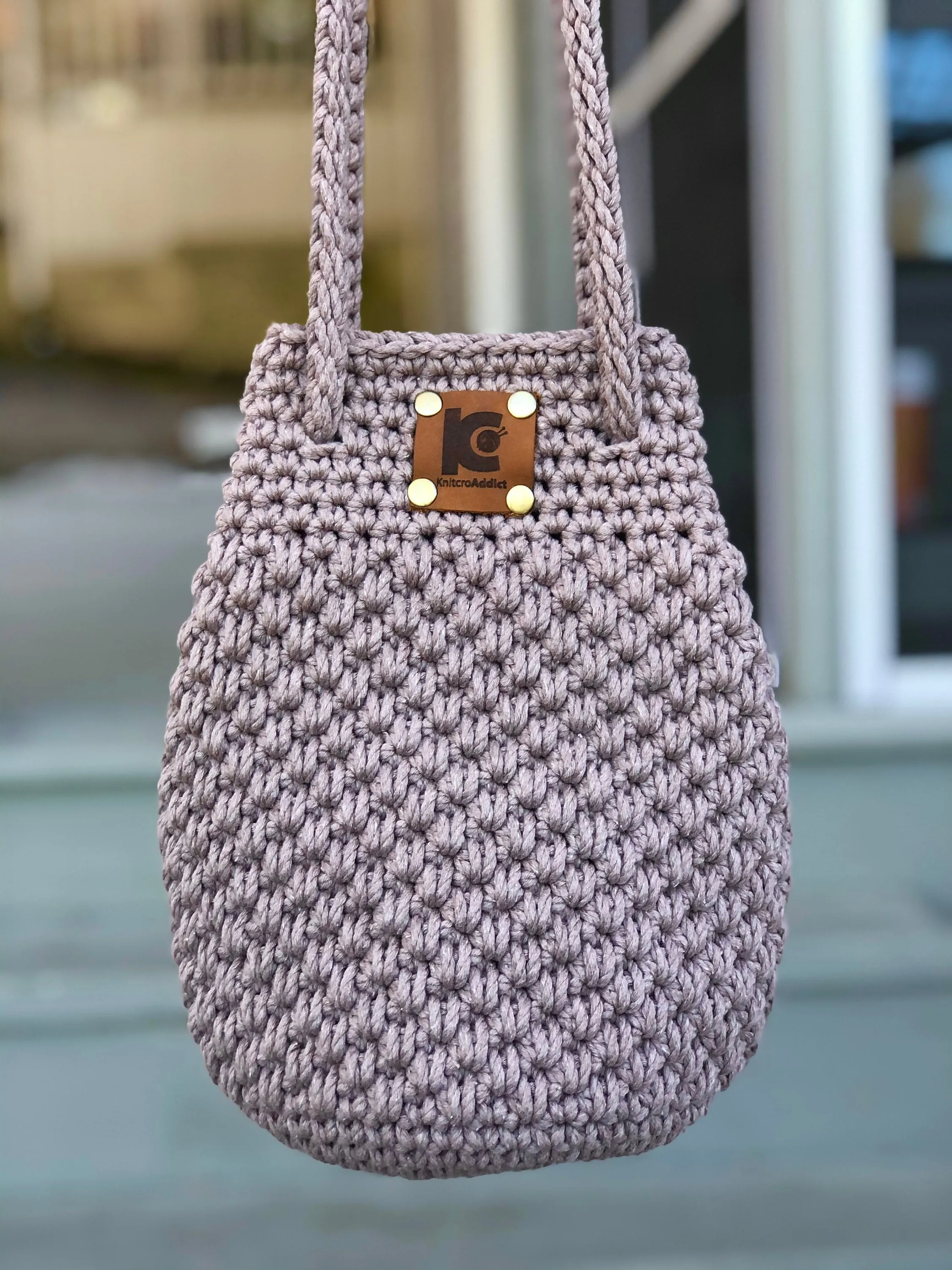 Crochet Shoulder Bag Pattern | Crochet pattern PDF digital download and video tutorial, crochet bag pattern, crochet