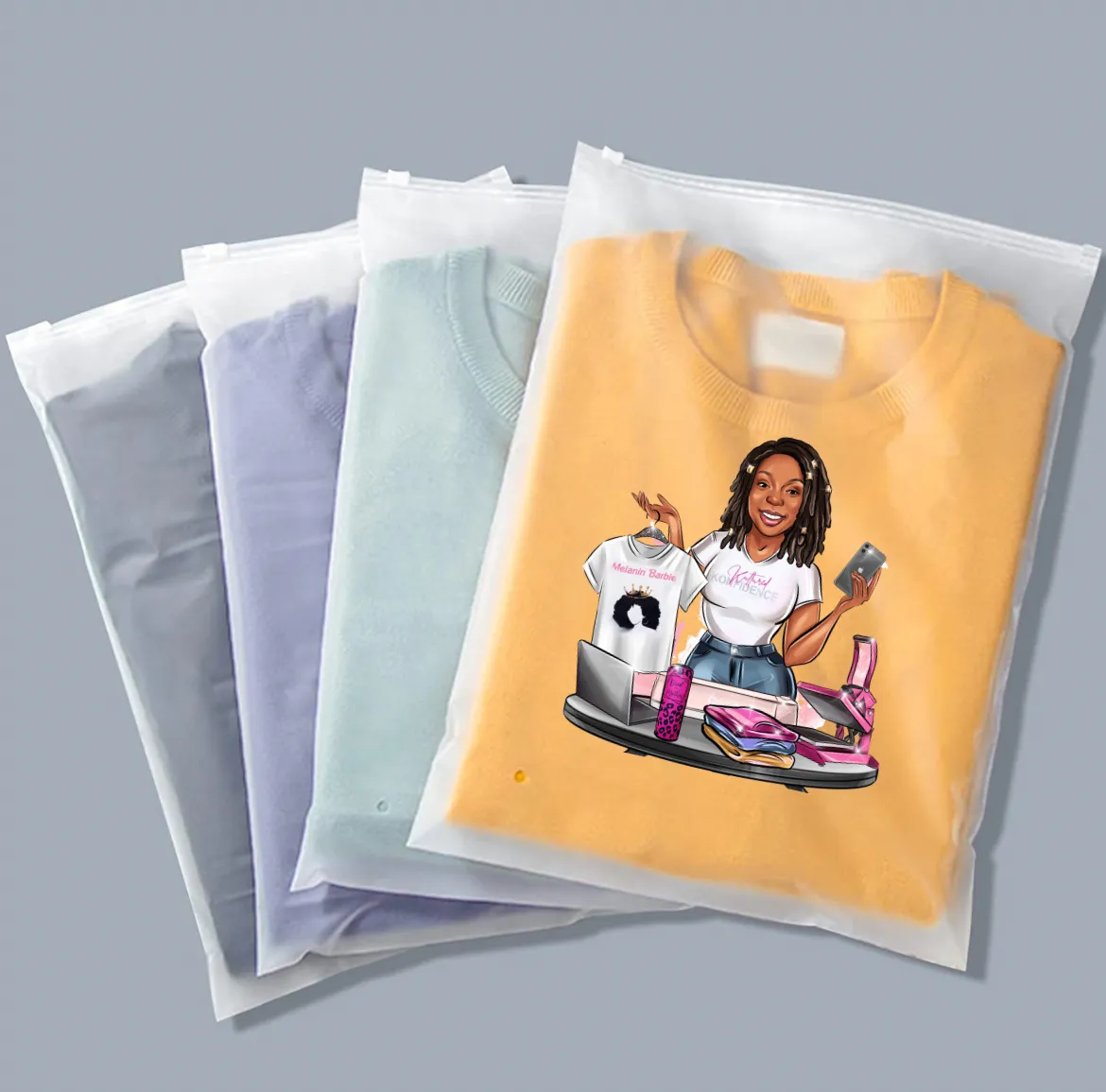 Custom Frosted Bags