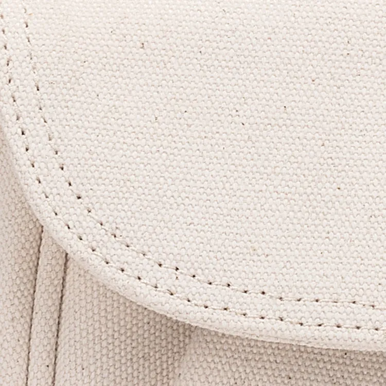 Cute Ladies White Side Bag Canvas Shoulder Bag For Women