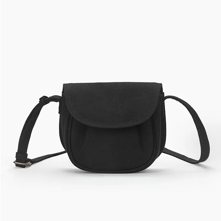 Cute Ladies White Side Bag Canvas Shoulder Bag For Women