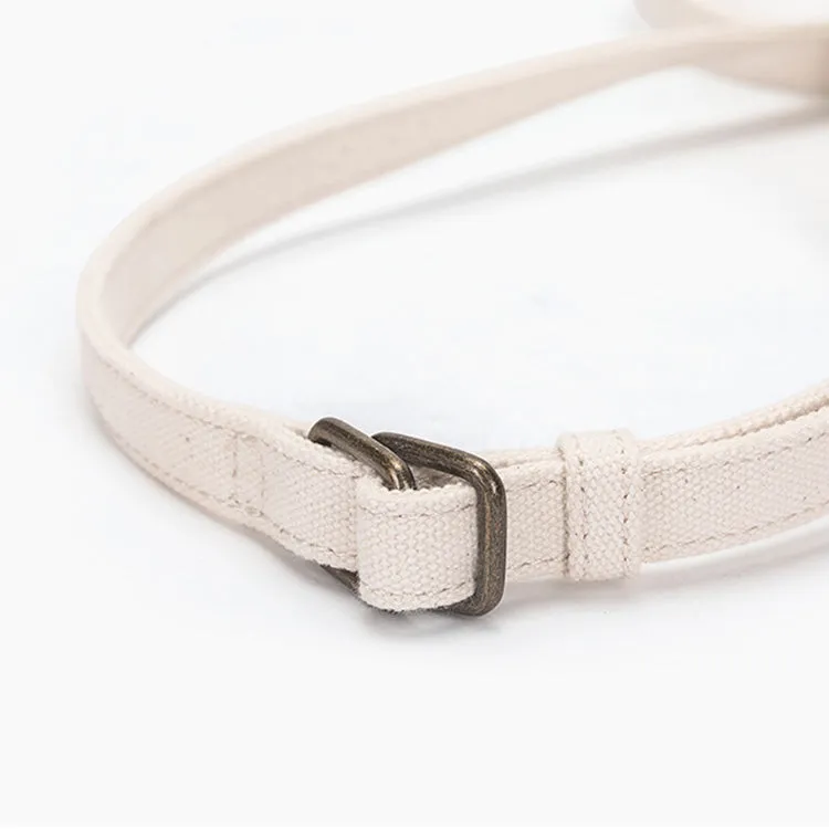 Cute Ladies White Side Bag Canvas Shoulder Bag For Women