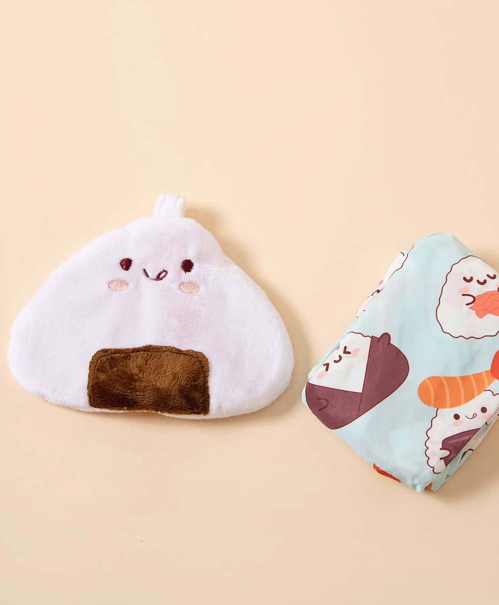 Eat-Ready! Onigiri Foldable Eco Bag with Pouch