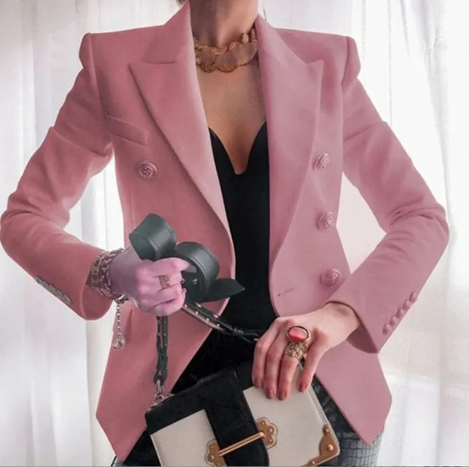 Elegant Solid Blazer