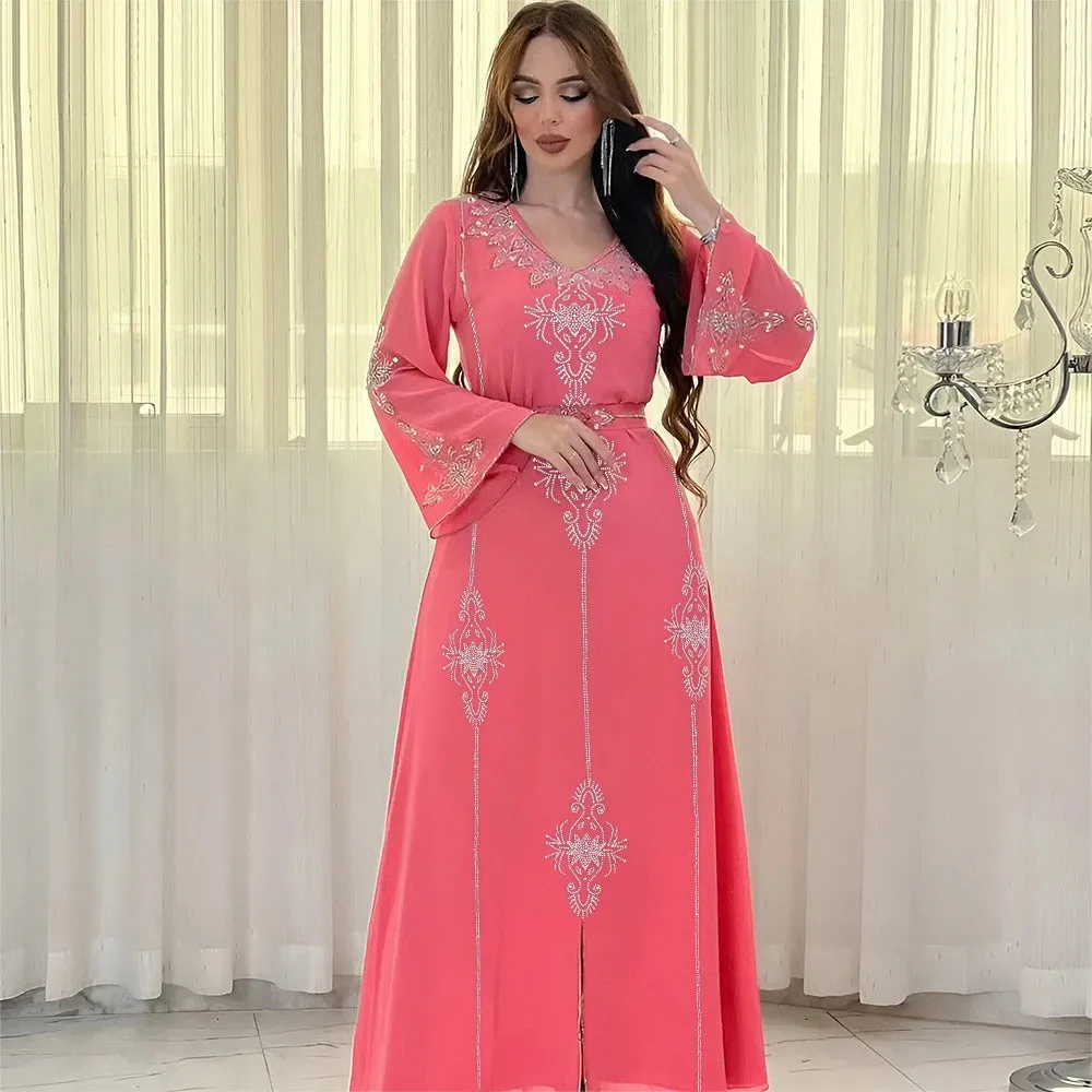 Elegant Women's Diamond Kaftan