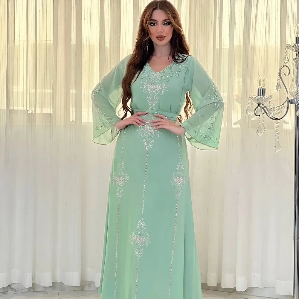 Elegant Women's Diamond Kaftan
