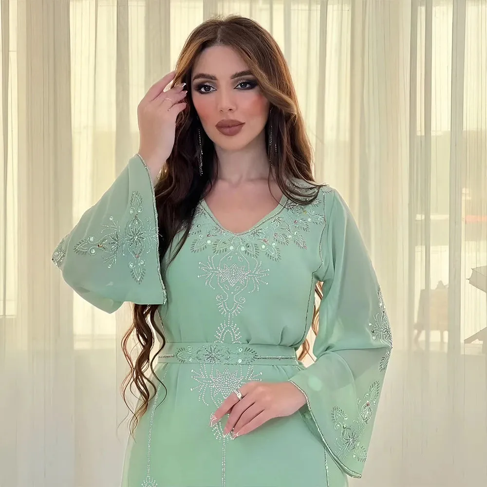 Elegant Women's Diamond Kaftan