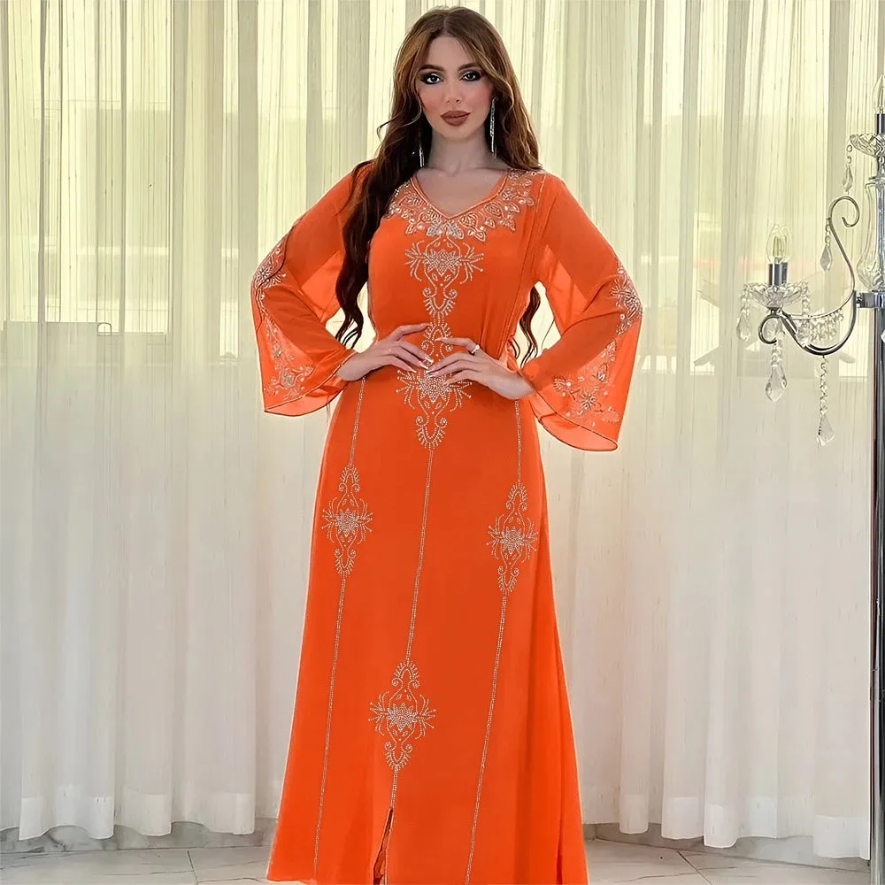 Elegant Women's Diamond Kaftan