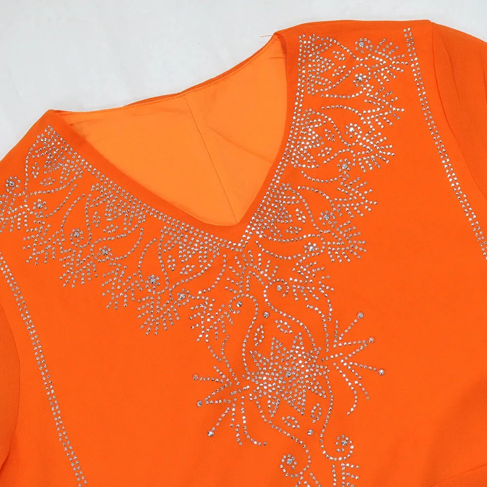 Elegant Women's Diamond Kaftan