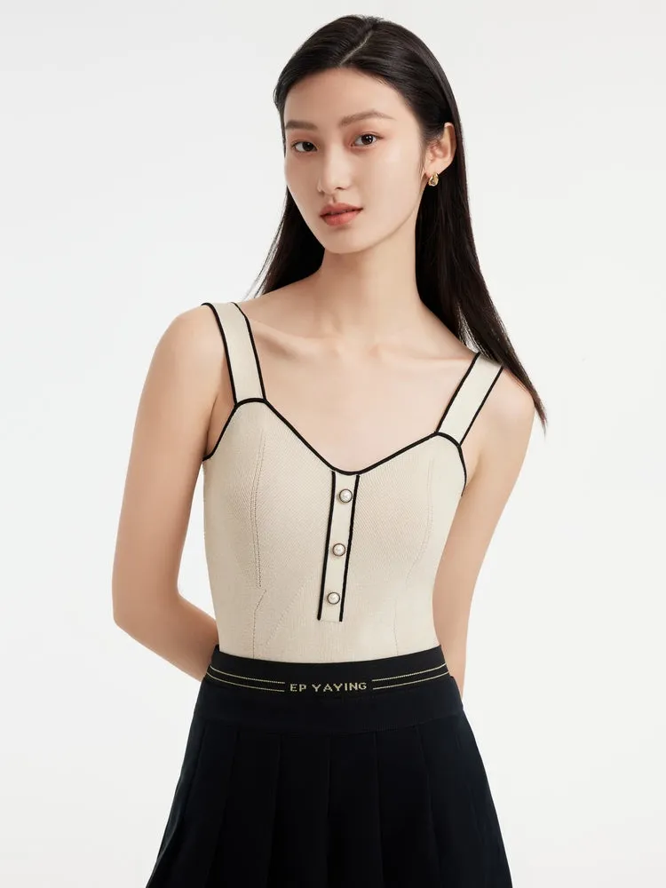 EP YAYING Crepe Vest