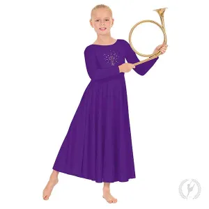 Eurotard 11524C Girls Shining Cross Dress