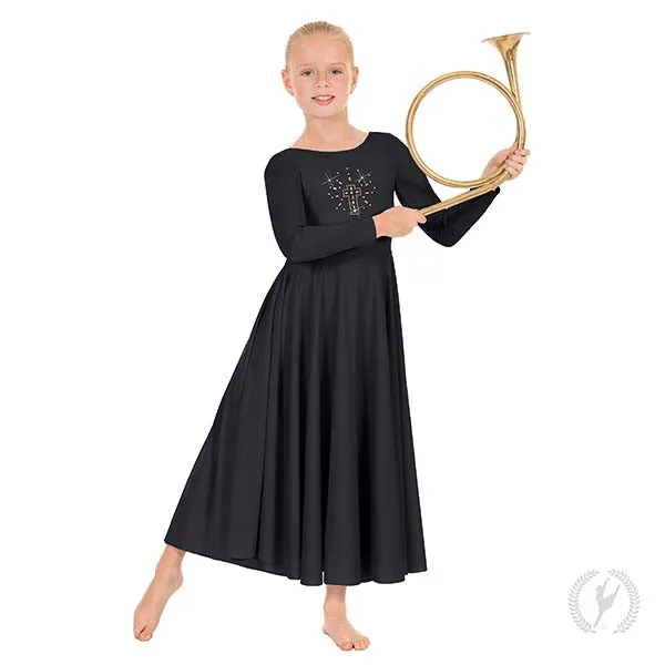 Eurotard 11524C Girls Shining Cross Dress