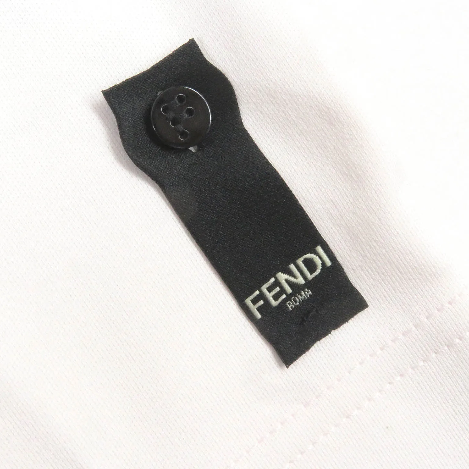 FENDI Short sleeve T-shirt FY0936 APM3 cotton Ivorytype M