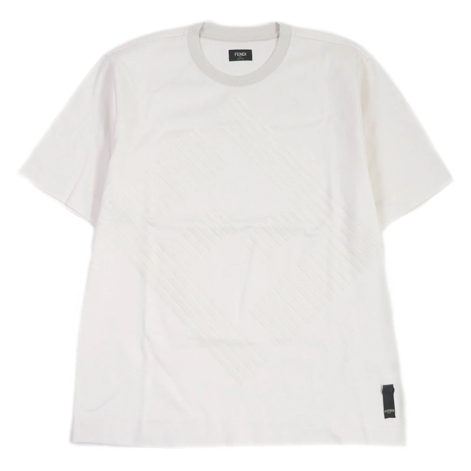 FENDI Short sleeve T-shirt FY0936 APM3 cotton Ivorytype M