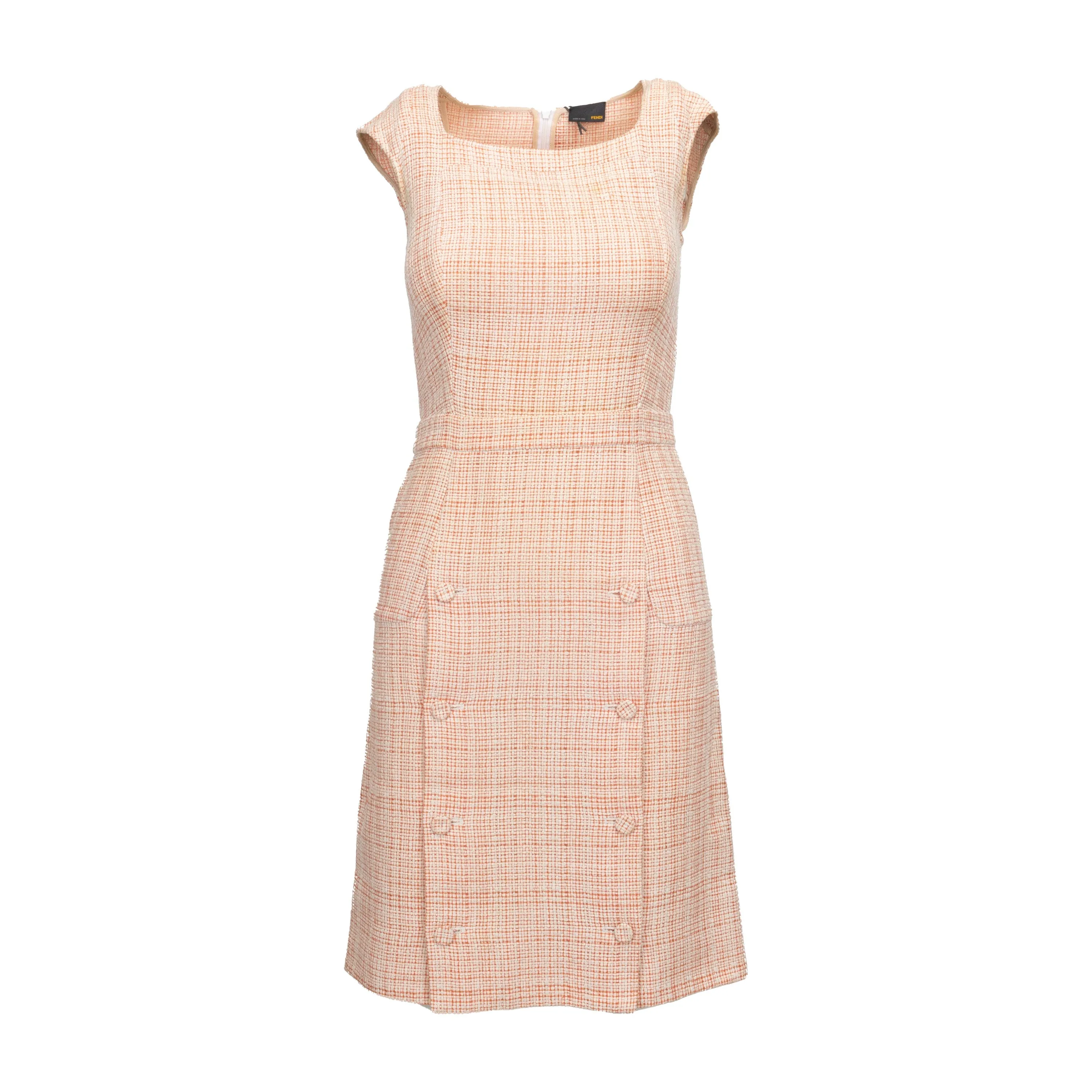 Fendi Tweed Midi Dress - '10s