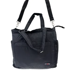 FIB Large Baby Nappy Bag Diaper Maternity Milk Mummy Changing Travel Tote - Black