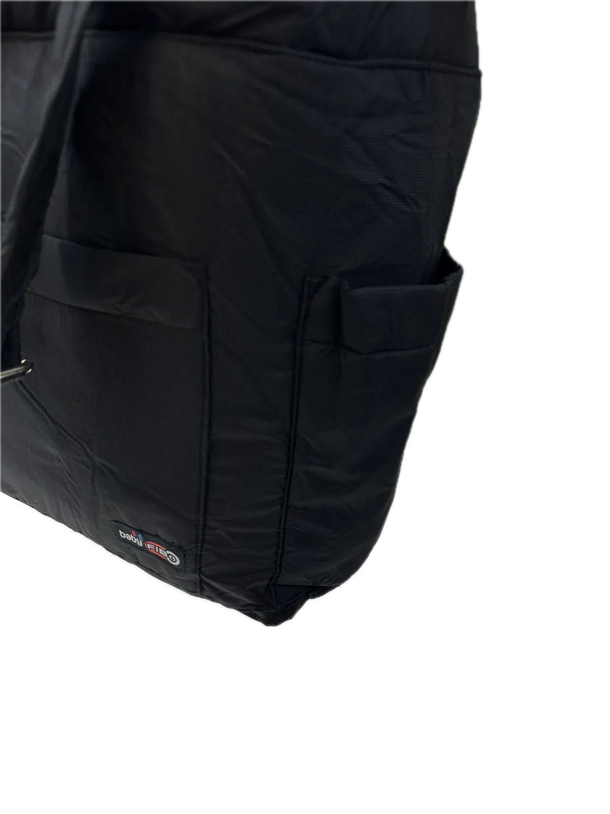 FIB Large Baby Nappy Bag Diaper Maternity Milk Mummy Changing Travel Tote - Black