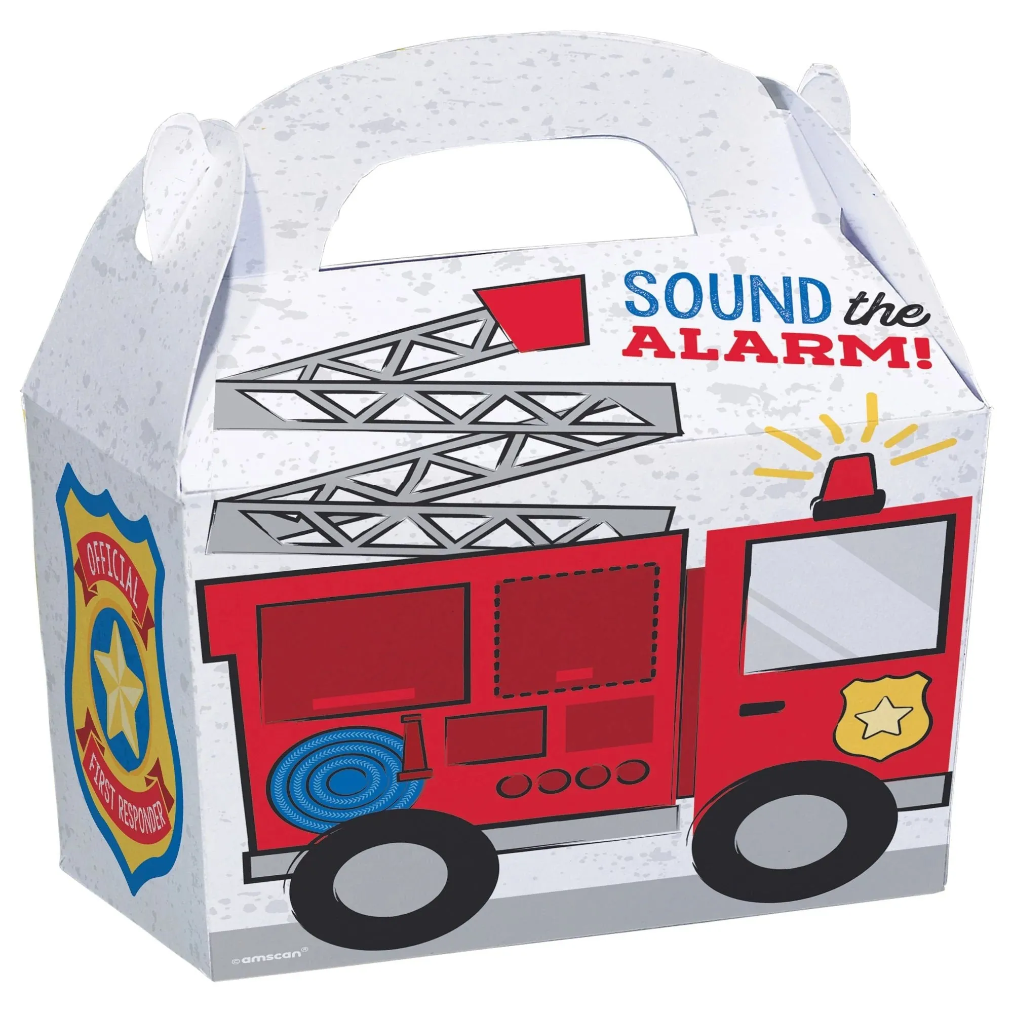 Firetruck Party Favor Boxes