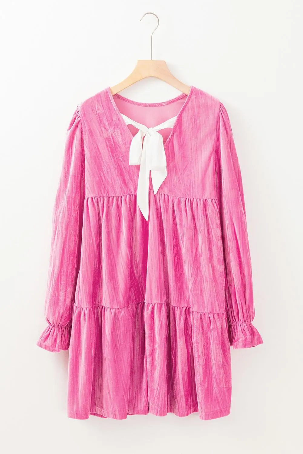 Flounce Tiered Ruffled Mini Dress