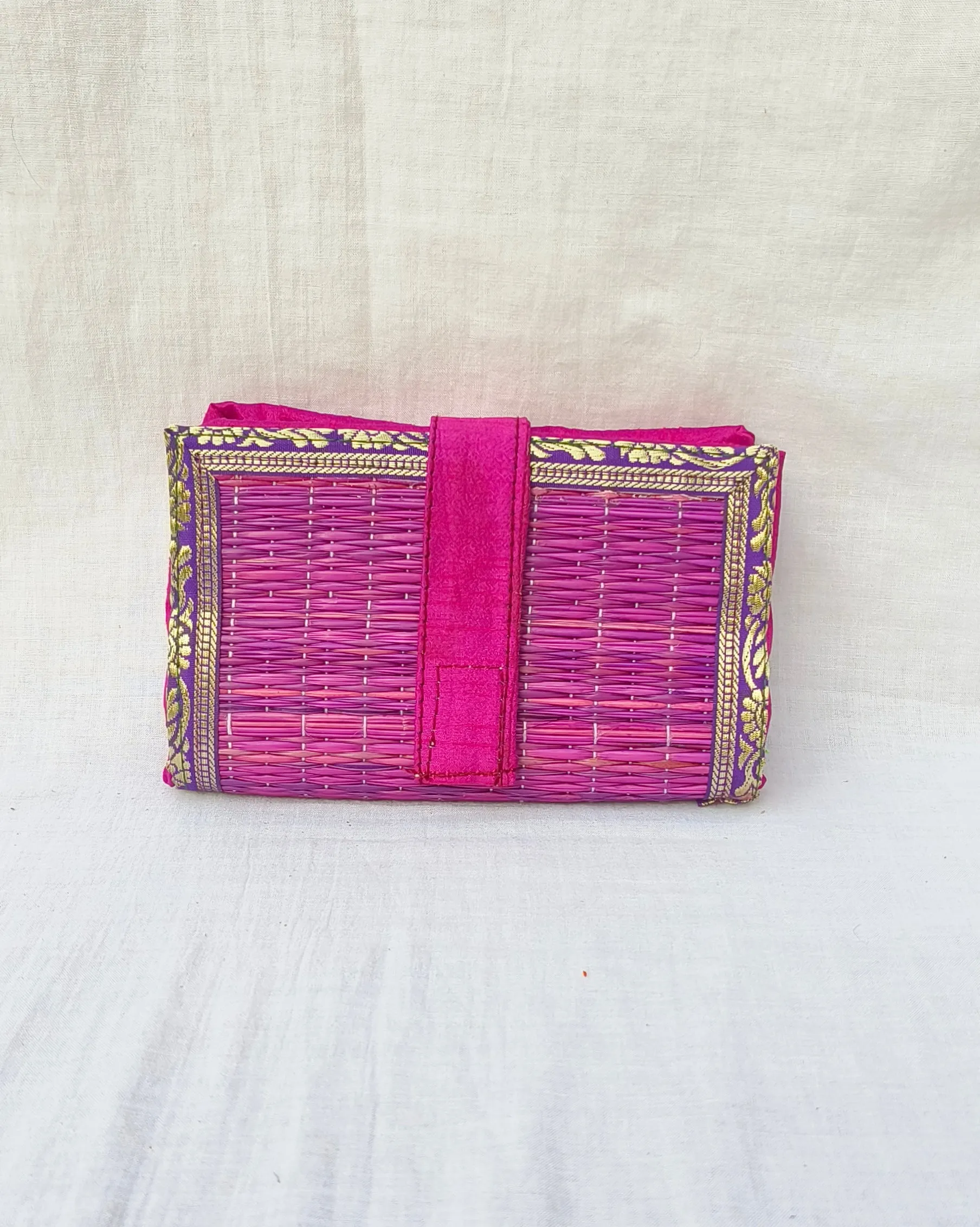 Foldable Korai Raw Silk Bag