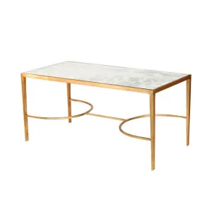 Gold Leaf & Antique Mirror Coffee Table