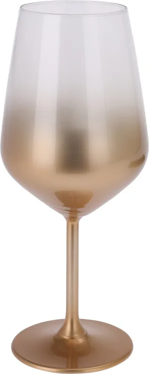 Gold Ombre Wine Glass