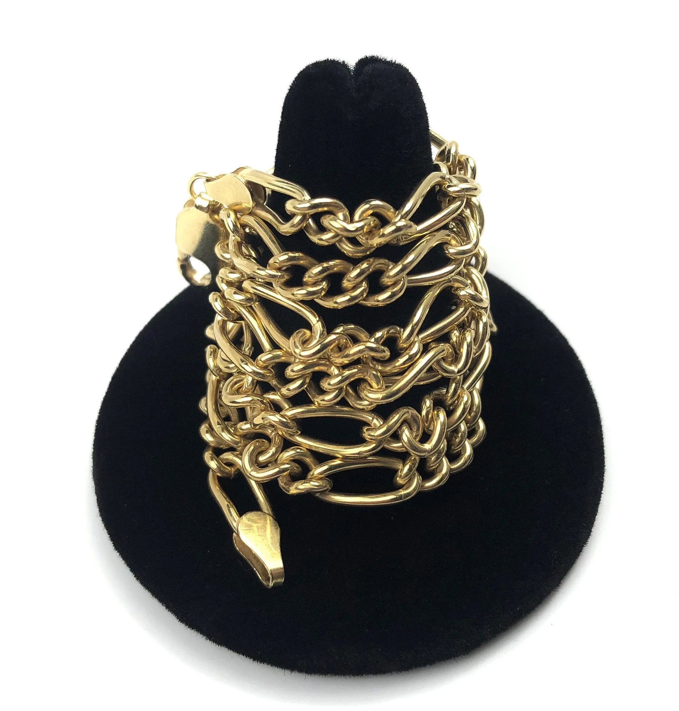 Gorgeous 20inch 4mm 14kGF Figaro Chain Sku:S5031CLC