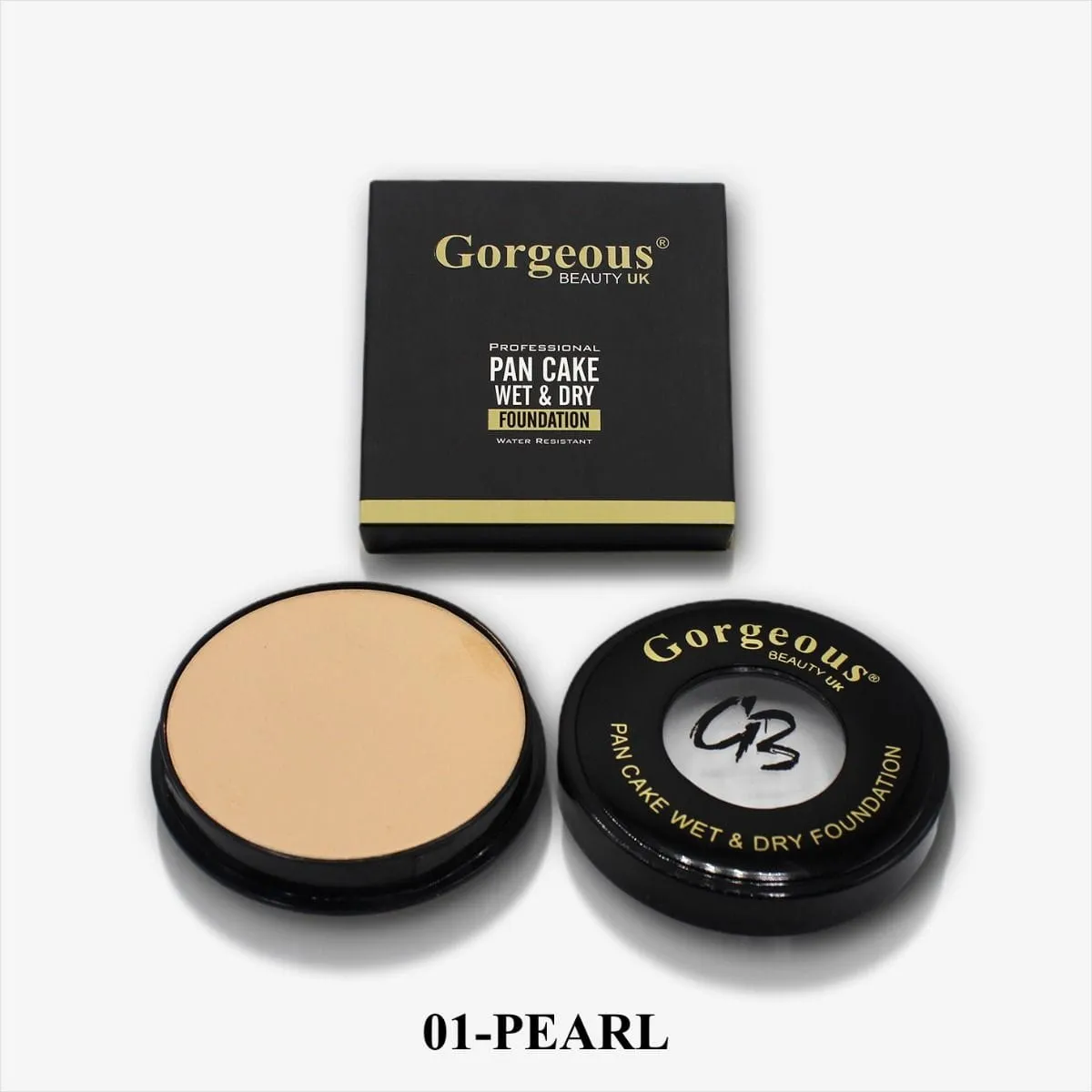 Gorgeous Beauty Uk Pancake Foundation - 01 Pearl