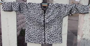 Gorgeous Blue & Black "Cheetah" Cardigan Sweater