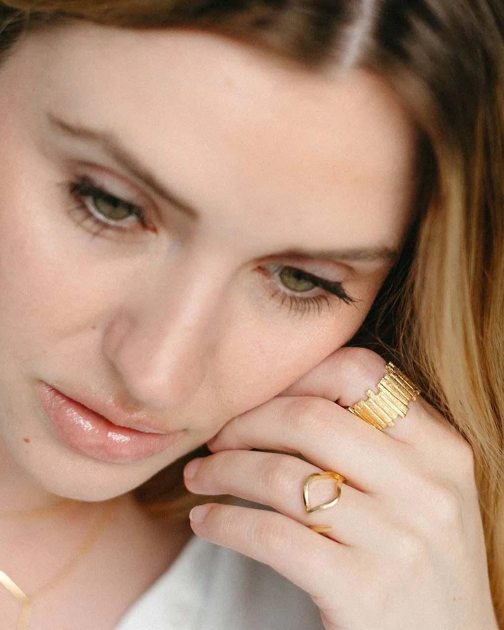 Gorgeous Brass Ring Size 7