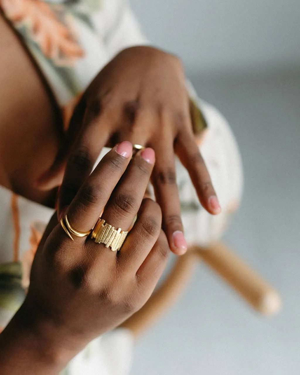 Gorgeous Brass Ring Size 7