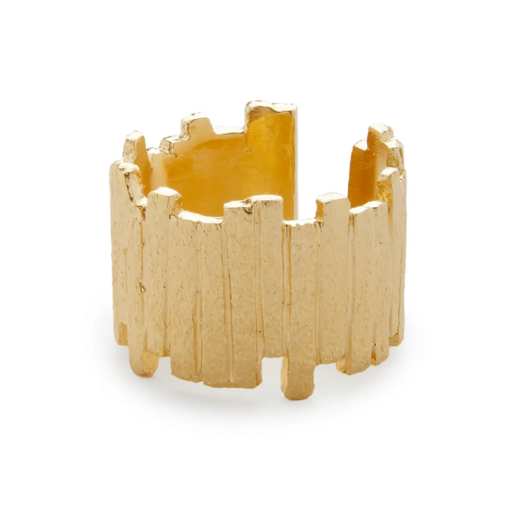 Gorgeous Brass Ring Size 7