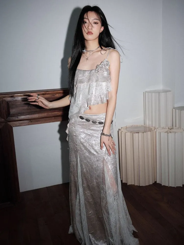 Gorgeous camisole and skirt set【s0000009470】