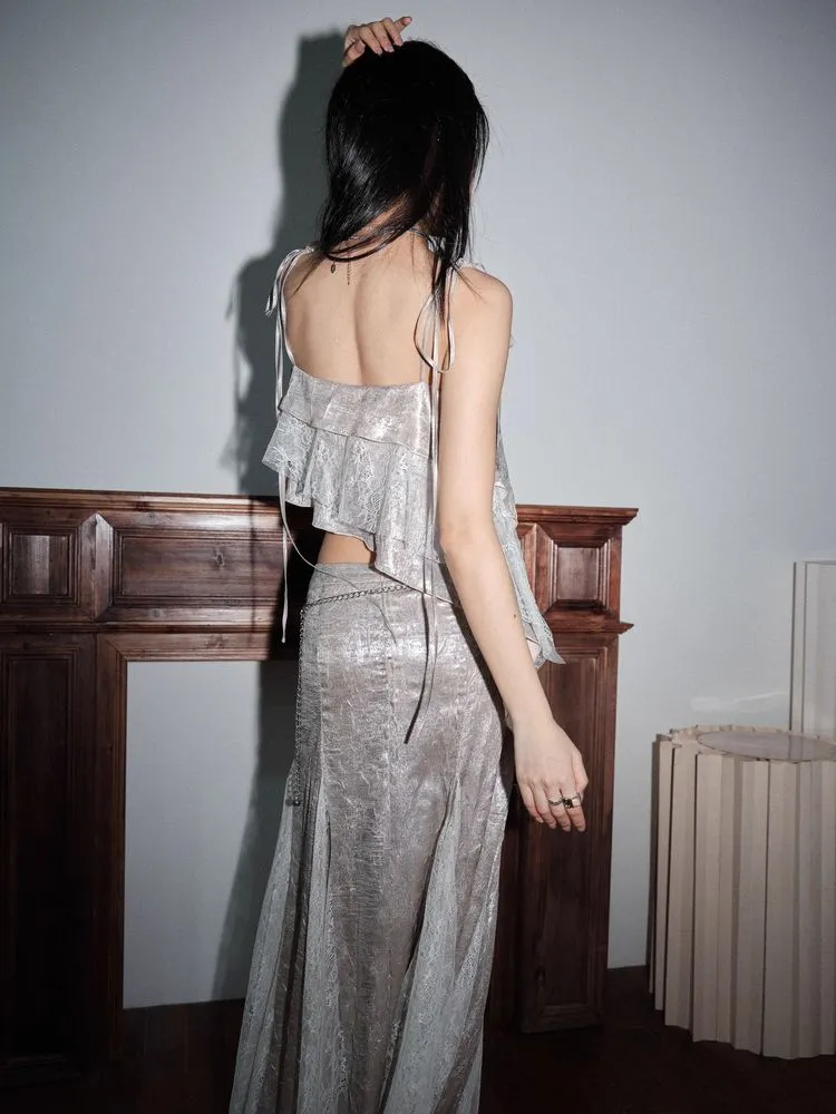 Gorgeous camisole and skirt set【s0000009470】
