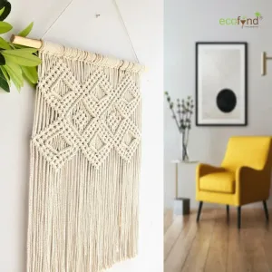 Gorgeous Hand Knitted Wall Hanging