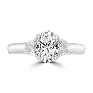 Gorgeous Oval Trilogy Diamond Ring