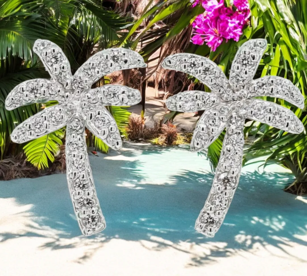 Gorgeous Palm Tree Earrings