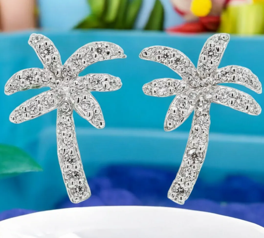 Gorgeous Palm Tree Earrings