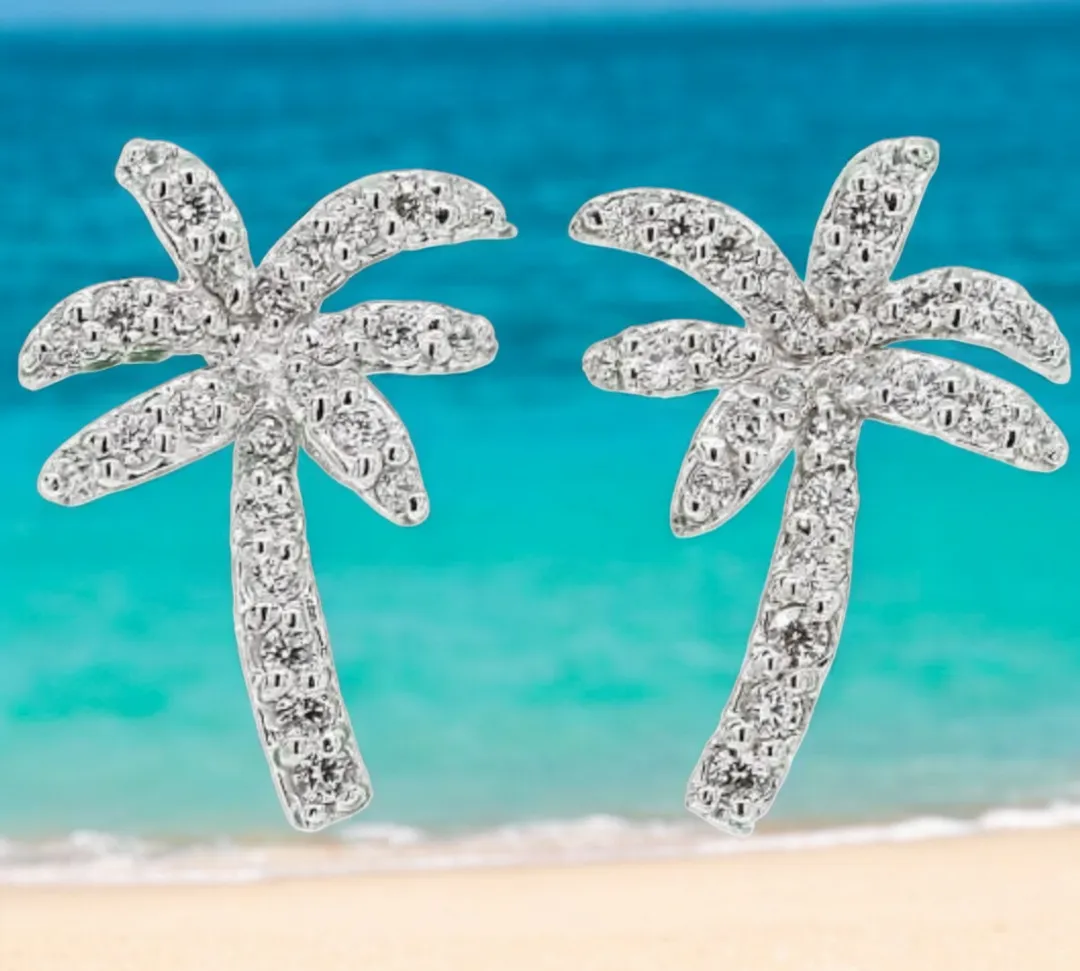 Gorgeous Palm Tree Earrings