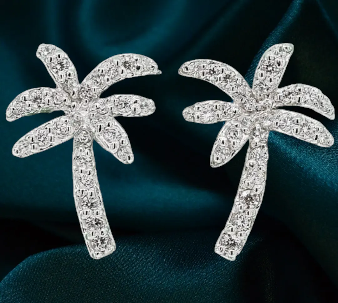 Gorgeous Palm Tree Earrings