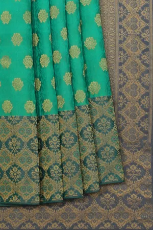 Gorgeous Silk Sea Green Saree