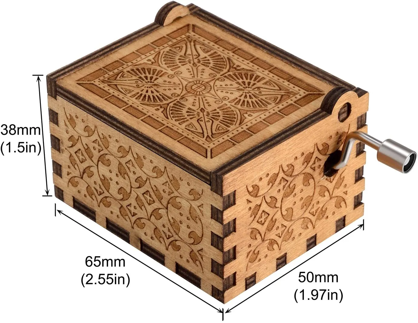 Gorgeous Wife wooden Handcrafted Music Box (Brown)